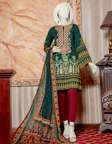 Junaid Jamshed JLAWN-S-21-222 Green Eid Collection 2021